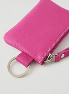 Pochette à glissière en cuir Cervino