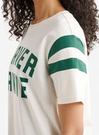 Womens Beaver Canoe Colour Block T-Shirt
