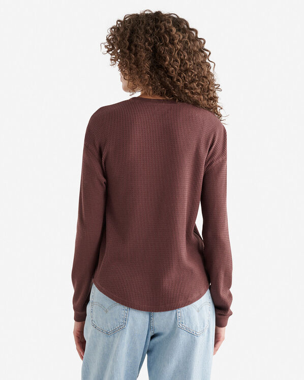 Waffle Long Sleeve Top