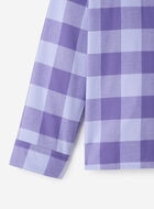 Chemise de pyjama &agrave; carreaux pour femme