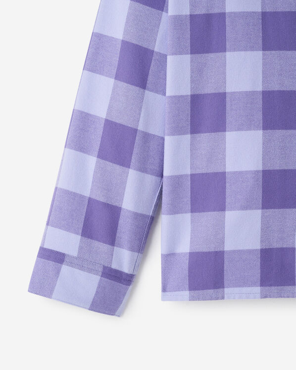 Chemise de pyjama &agrave; carreaux pour femme