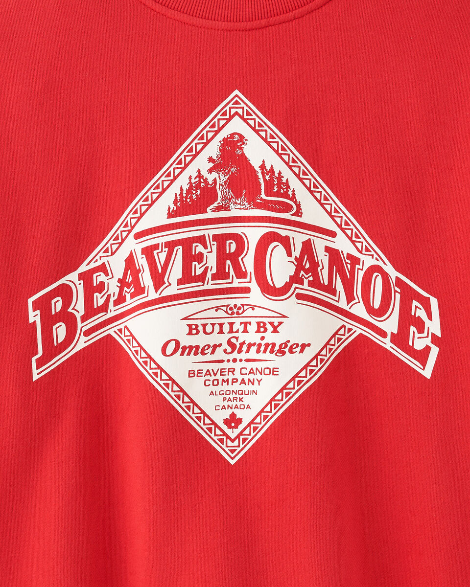 Beaver Canoe Relaxed Crew Sweatshirt Gender Free