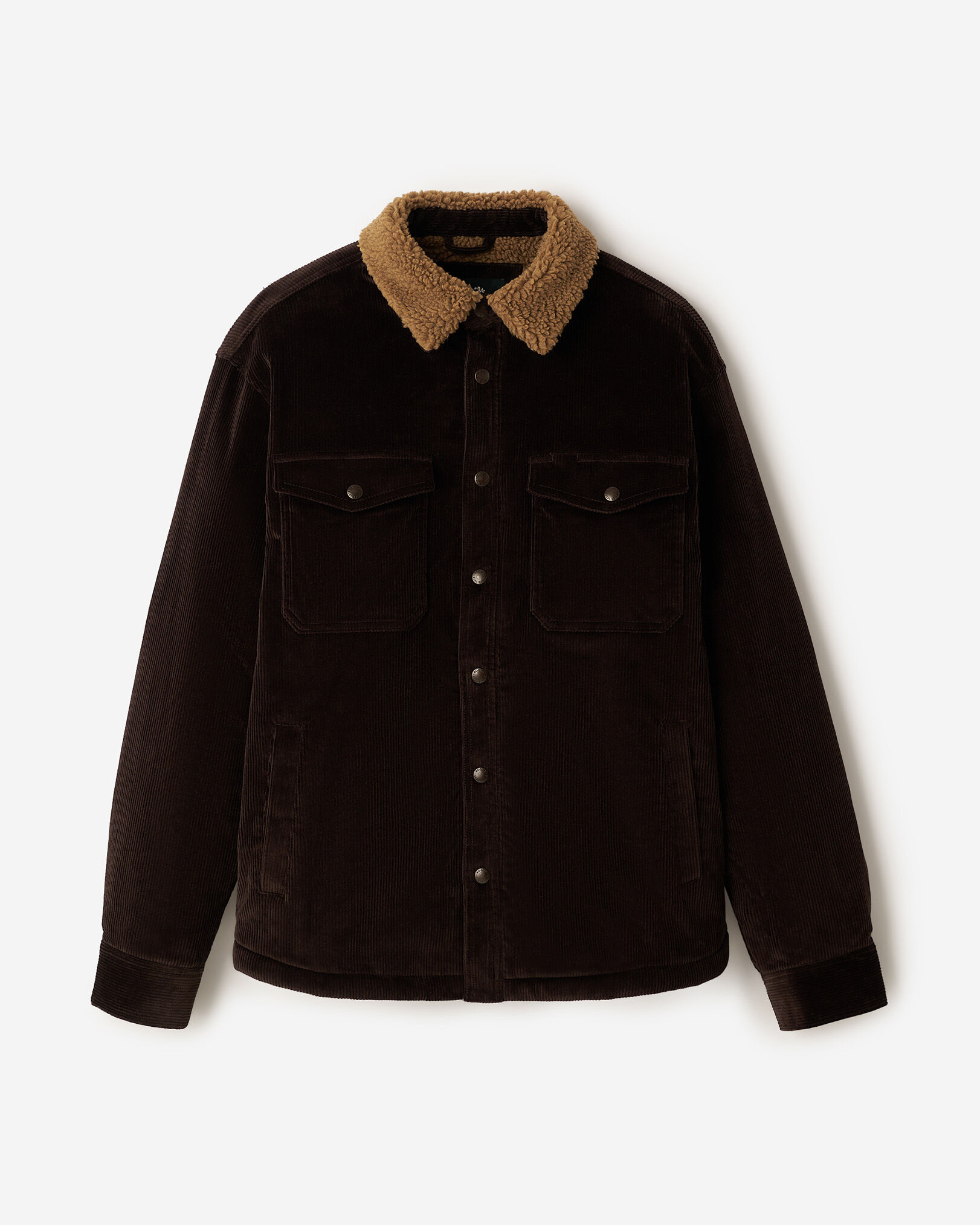 Cord Shearling Fleece Lined Jacket
