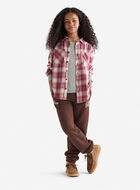 Kids Relaxed Plaid Shirt