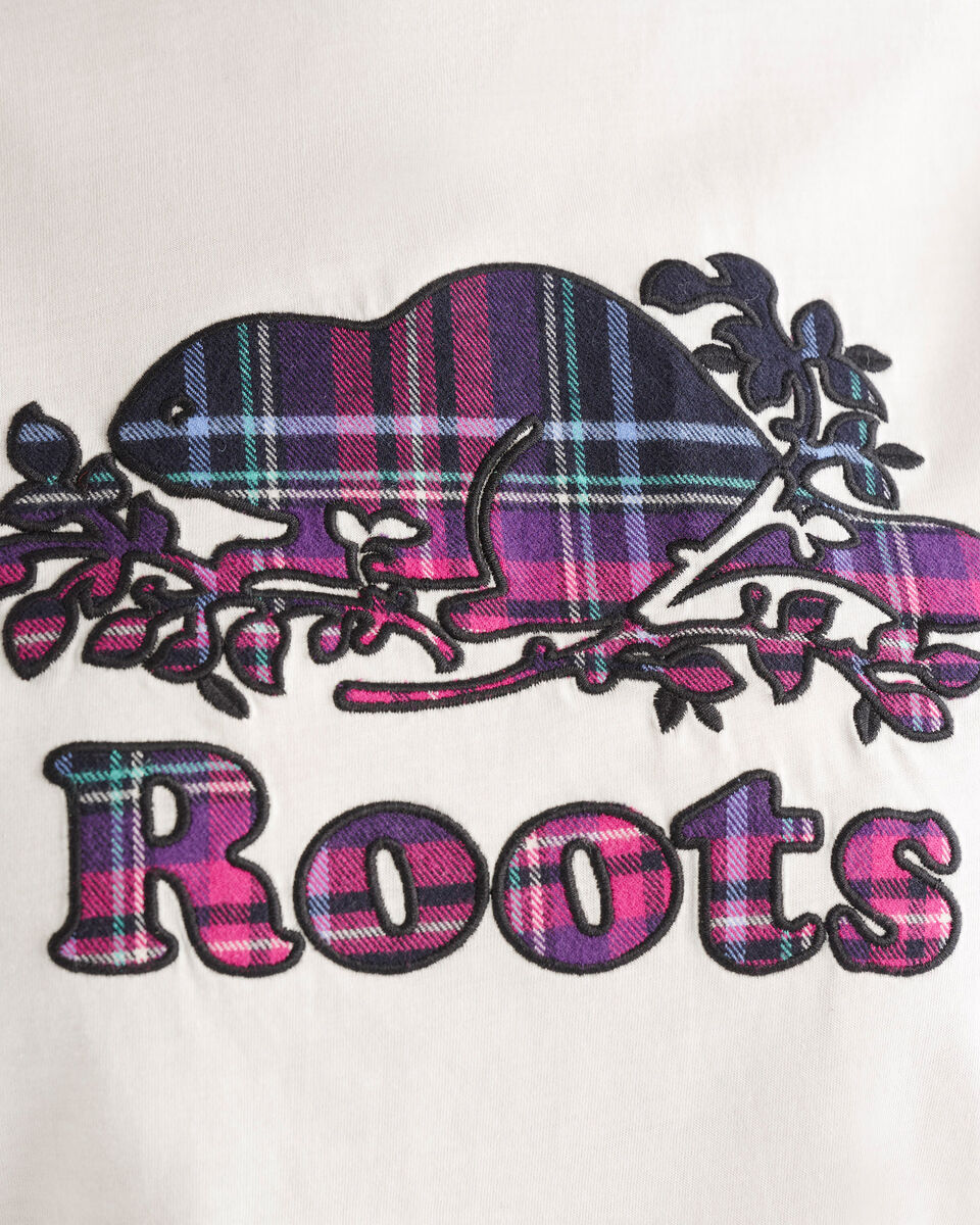 T-shirt manches longues à carreaux Inglenook pour femmes