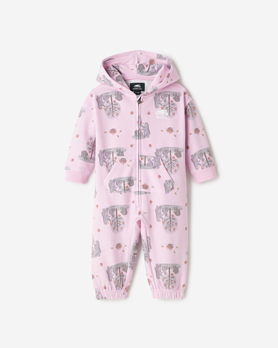 Barboteuse &agrave; capuchon Ours douillet pour b&eacute;b&eacute;s