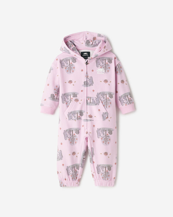 Barboteuse &agrave; capuchon Ours douillet pour b&eacute;b&eacute;s