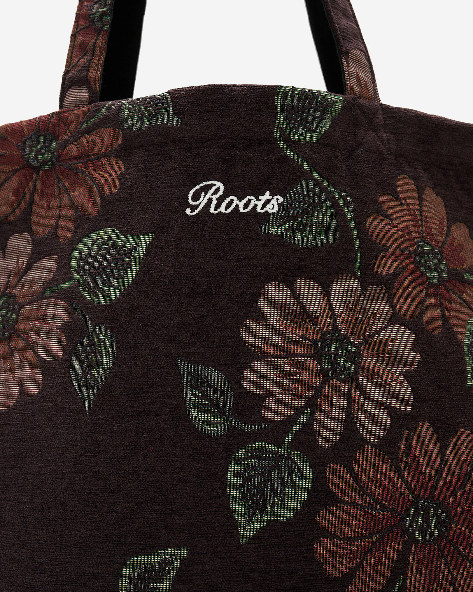 Floral Jacquard Tote