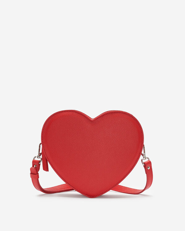 Sac à bandoulière en forme de cœur en cuir Cervino