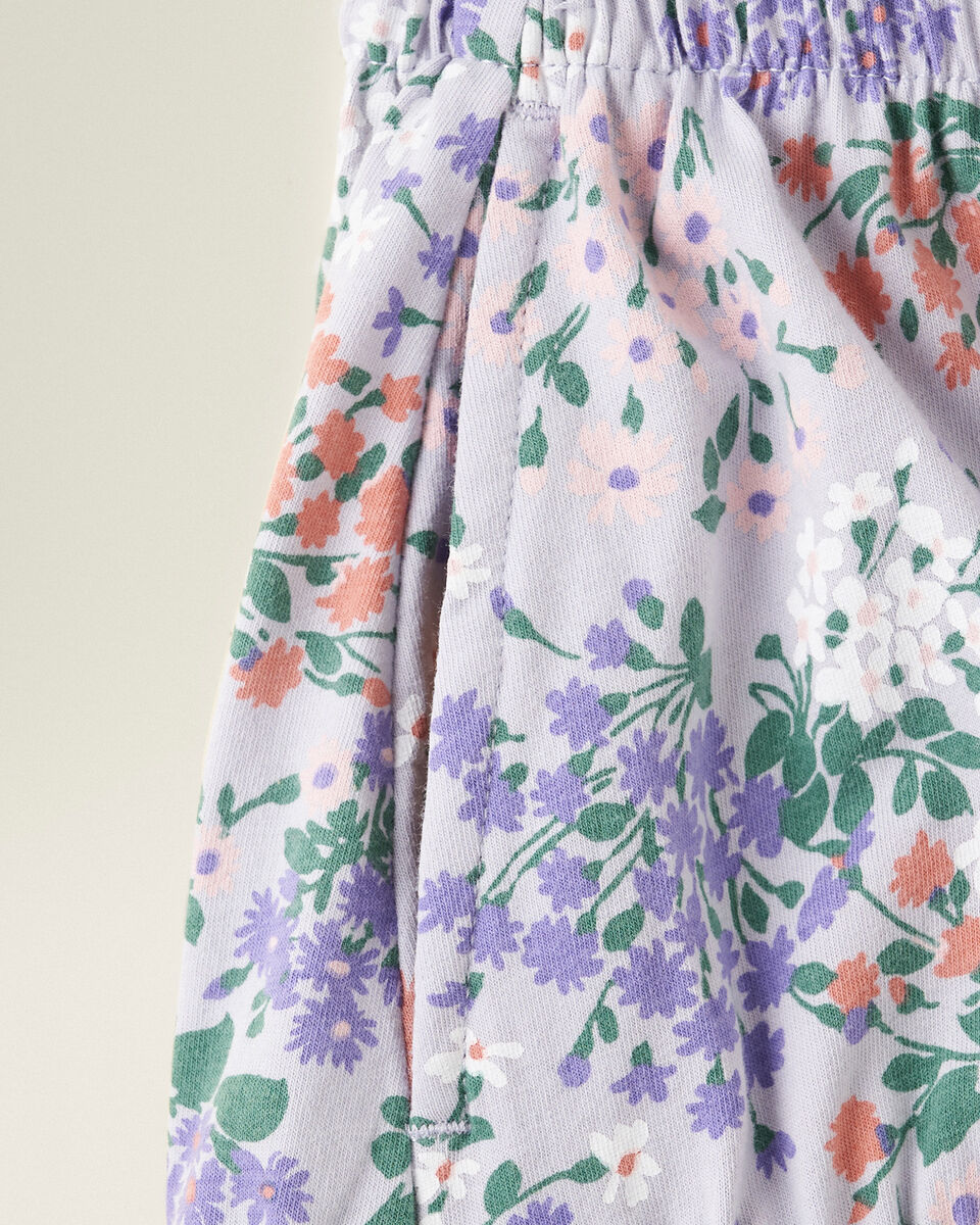 Jupe à motif floral pour fille