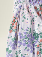Jupe à motif floral pour fille