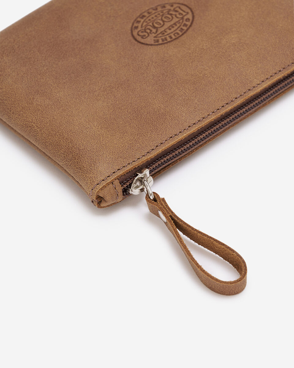 Large Zip Pouch Tribe Leather Accessories Roots