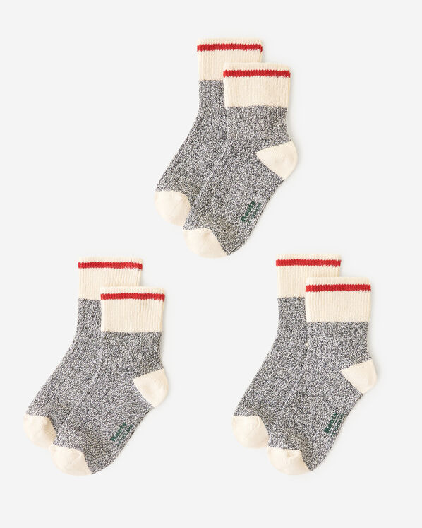 Kid Classic Cabin Ankle Sock 3 Pack