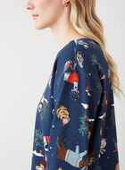 Womens Winter Wonderland Pajama Top