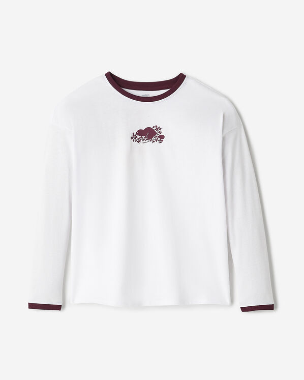 T-shirt &agrave; manches longues d&eacute;conract&eacute; Cooper Pop pour filles