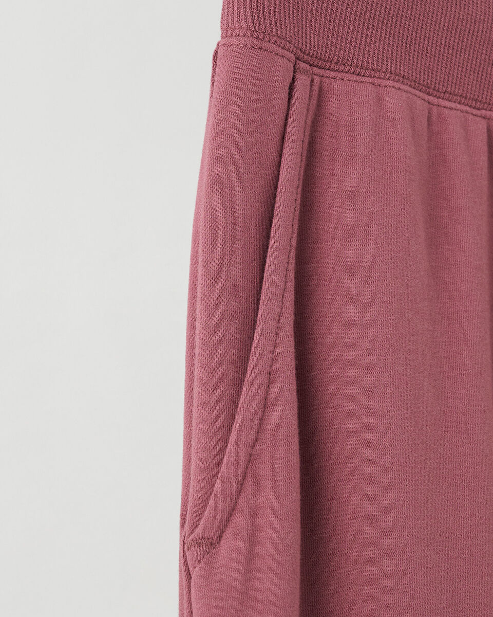 Pantalon en jersey bouclette et mélange modal