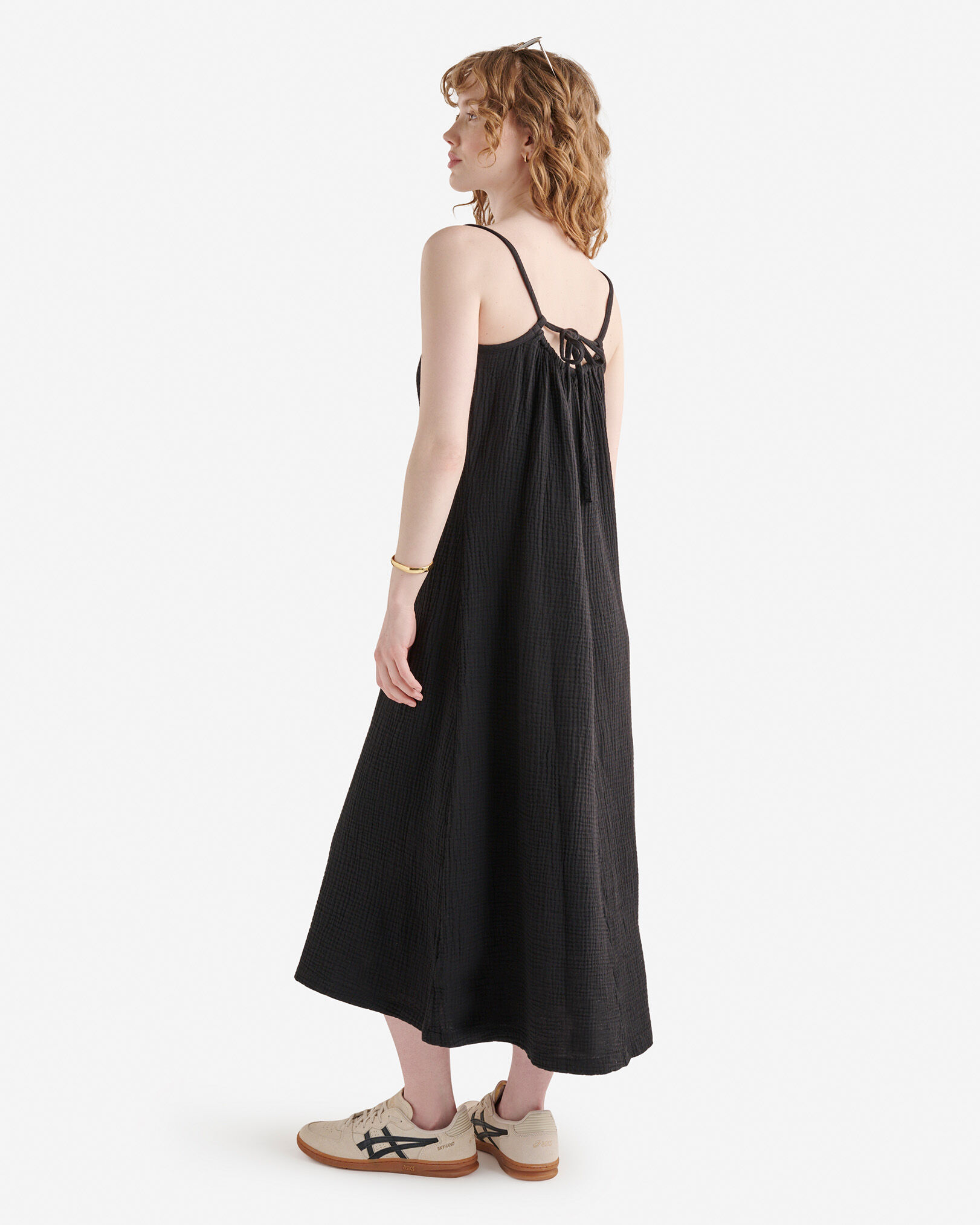 Isla Cotton Gauze Slip Dress