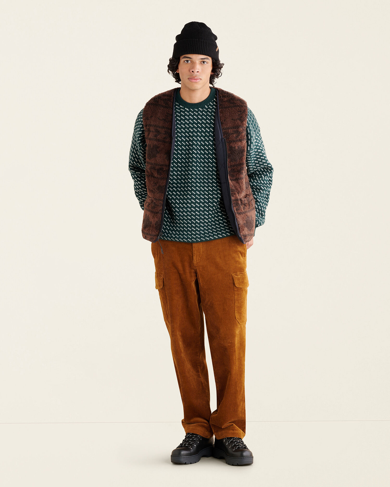 Re Issue Shearling Fleece Vest