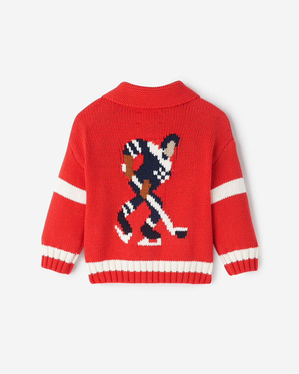 Baby Hockey Shawl Cardigan