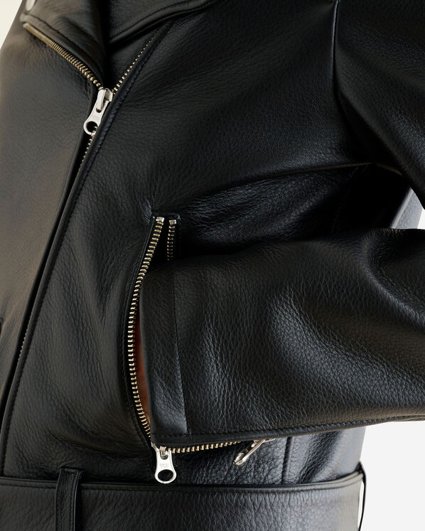 Blouson style moto classique en cuir Navigator Blouson style moto classique en cuir Navigator