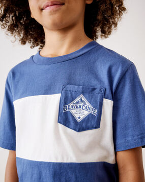 Kids Beaver Canoe Pocket T-Shirt