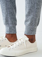 Pantalon court en molleton ajusté à cheville côtelée (entrejambe : 26 po)