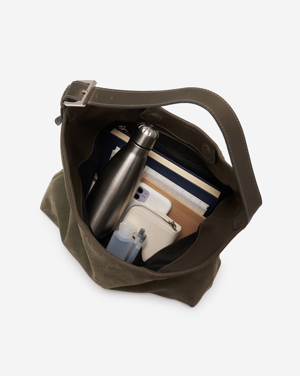 Jacq Shoulder Bag Suede