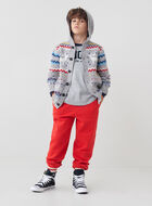 Kids Fair Isle Hoodie Sweater