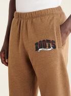 Plaid Applique Sweatpant