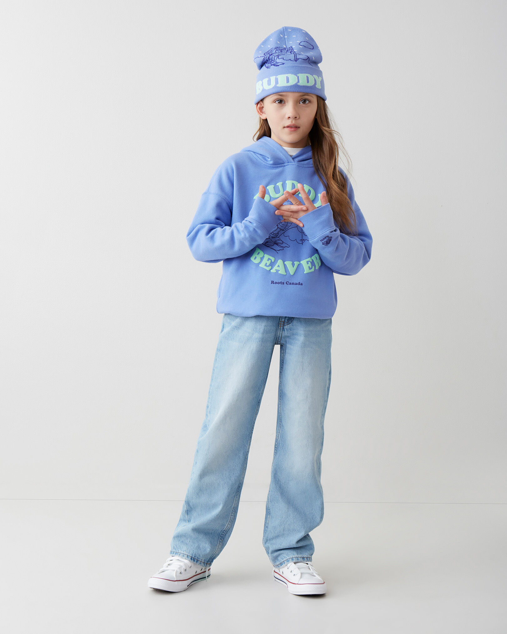 Kids Buddy Relaxed Hoodie Sweatshirts and Hoodies Roots