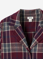 Chemise de pyjama &agrave; carreaux pour femme