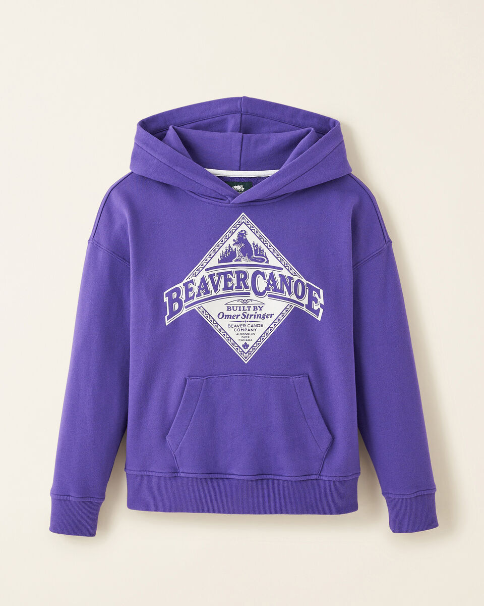 Kids Beaver Canoe Relaxed Hoodie