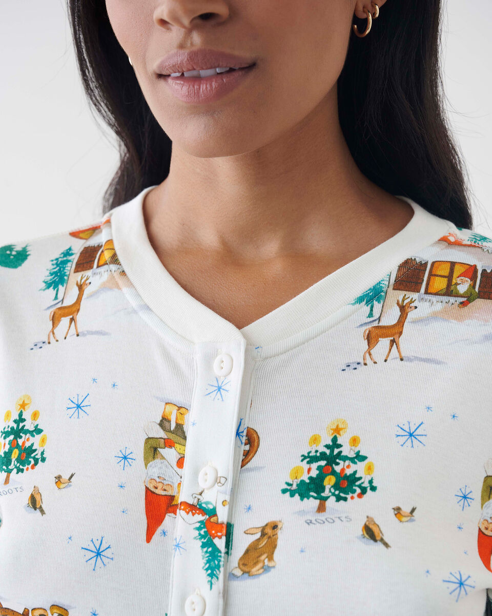 Womens Winter Wonderland Pajama Onesie