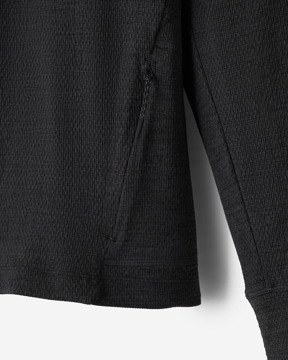 Chandail sport textur&eacute; &agrave; capuchon et glissi&egrave;re 