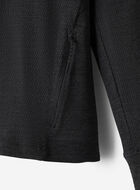 Chandail sport textur&eacute; &agrave; capuchon et glissi&egrave;re 