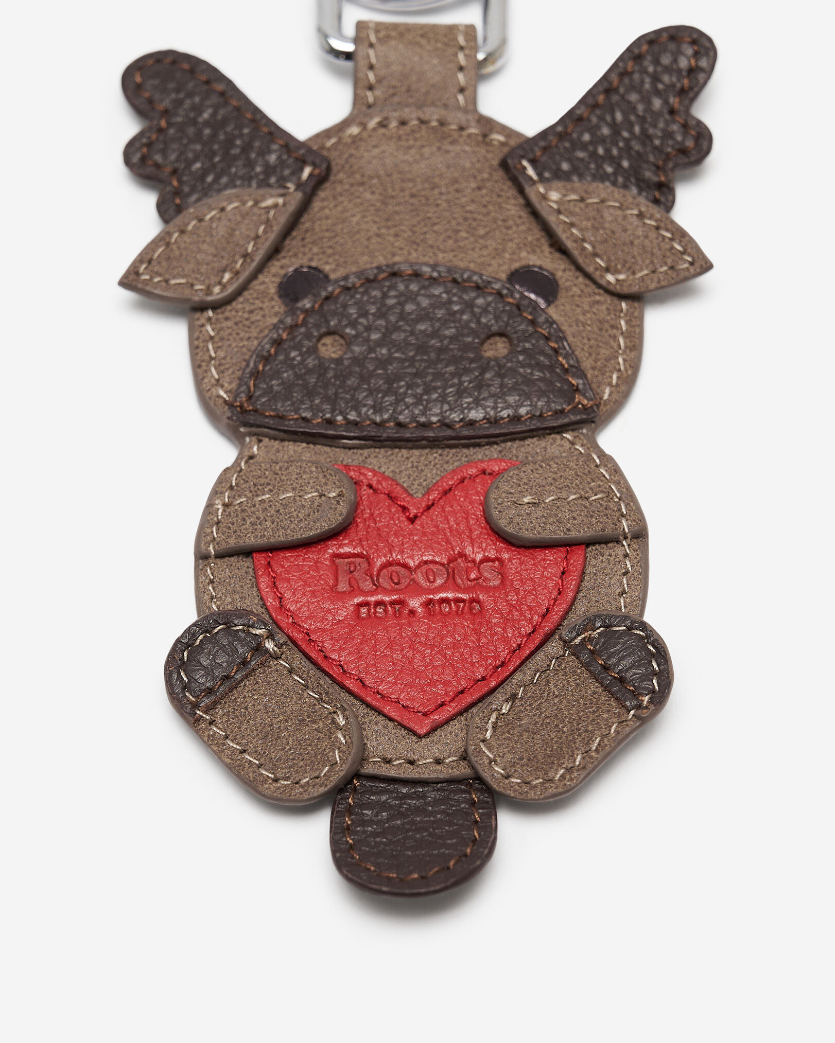 Moose Charm Keychain