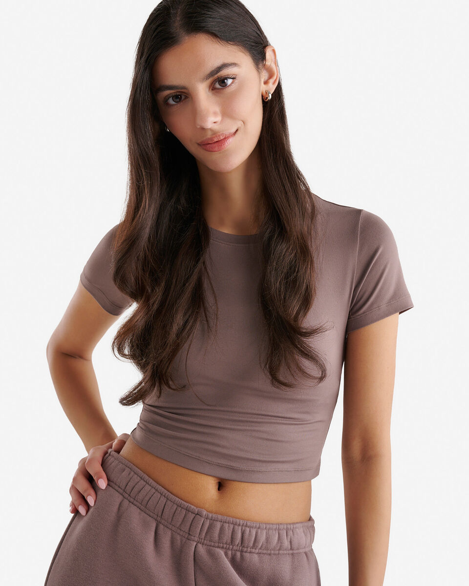 Renew Knit Crop T-Shirt