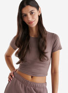 Renew Knit Crop T-Shirt