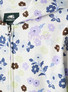 Kids Floral Full Zip Hoodie