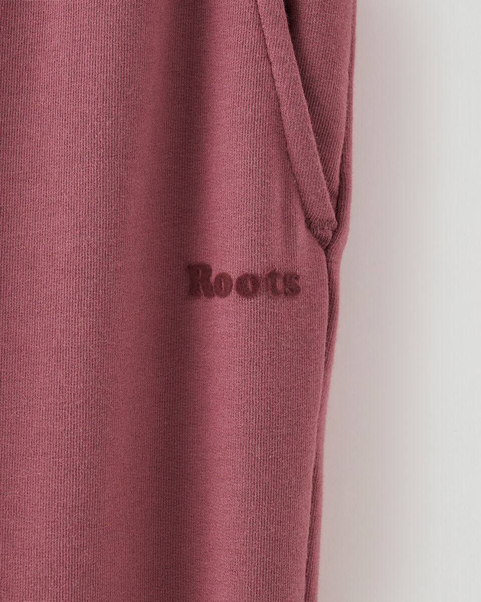 Pantalon en jersey bouclette et mélange modal