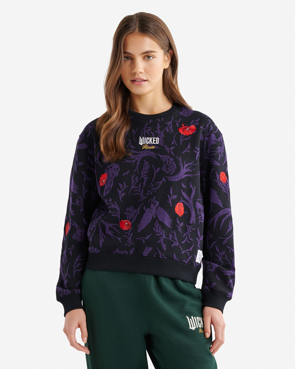 Chandail à col rond floral Roots X Wicked