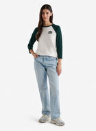 Womens Organic Cooper Baseball T-shirt