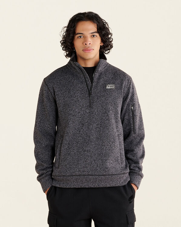 Sweater Fleece Zip Stein