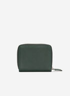 Petite pochette à glissière en cuir Cervino