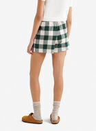Womens Plaid Pajama Short