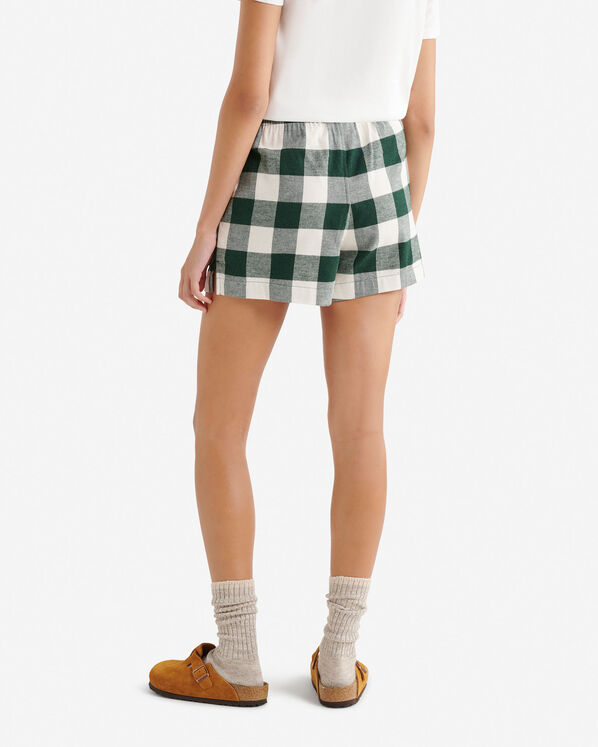 Womens Plaid Pajama Short Womens Plaid Pajama Short