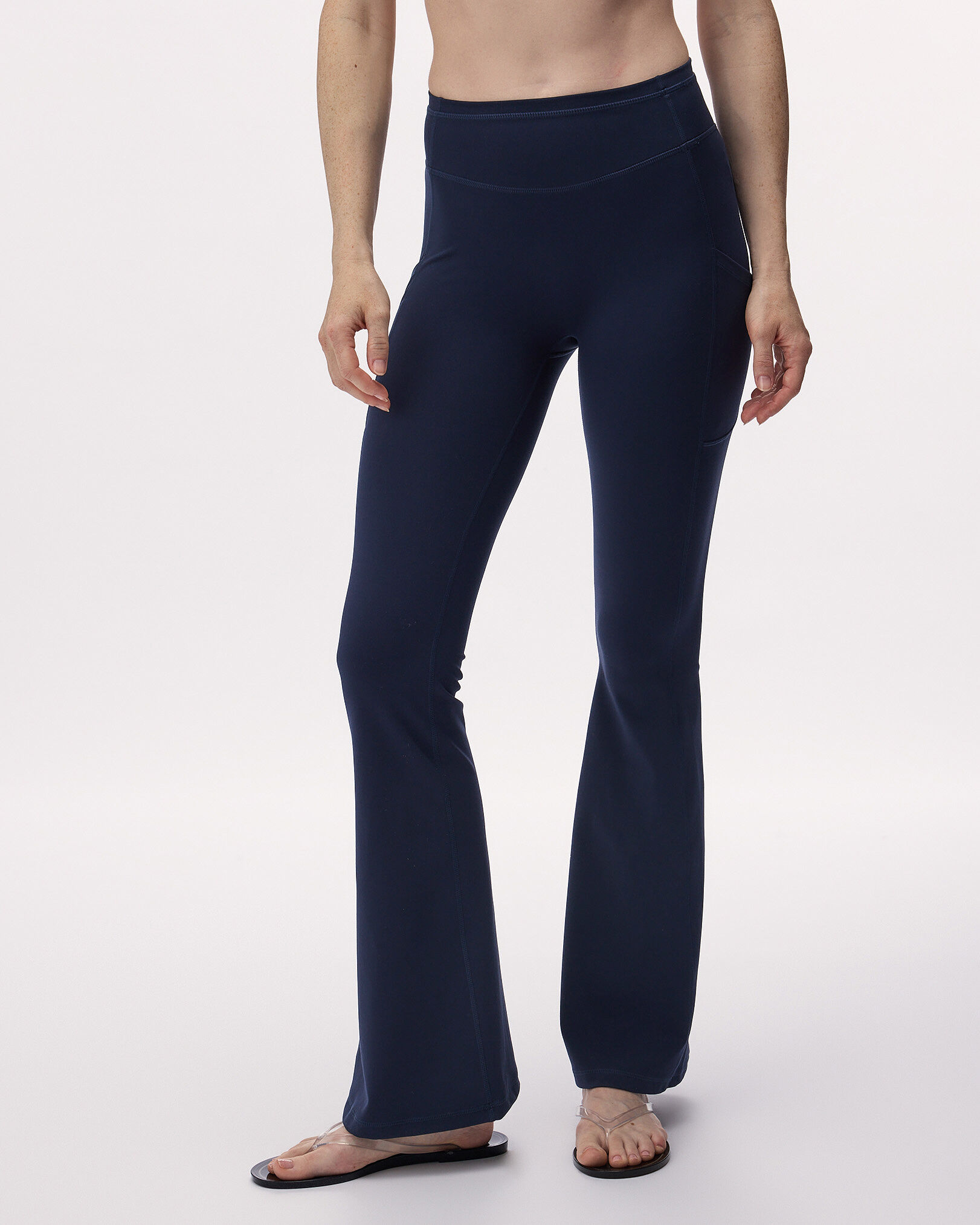 Legging sport évasé en tricot