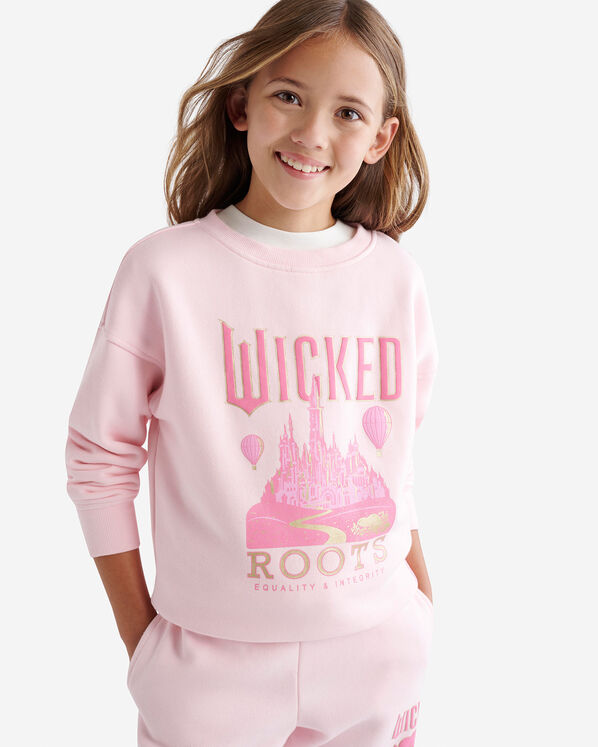 Chandail à col rond Roots X Wicked pour enfants