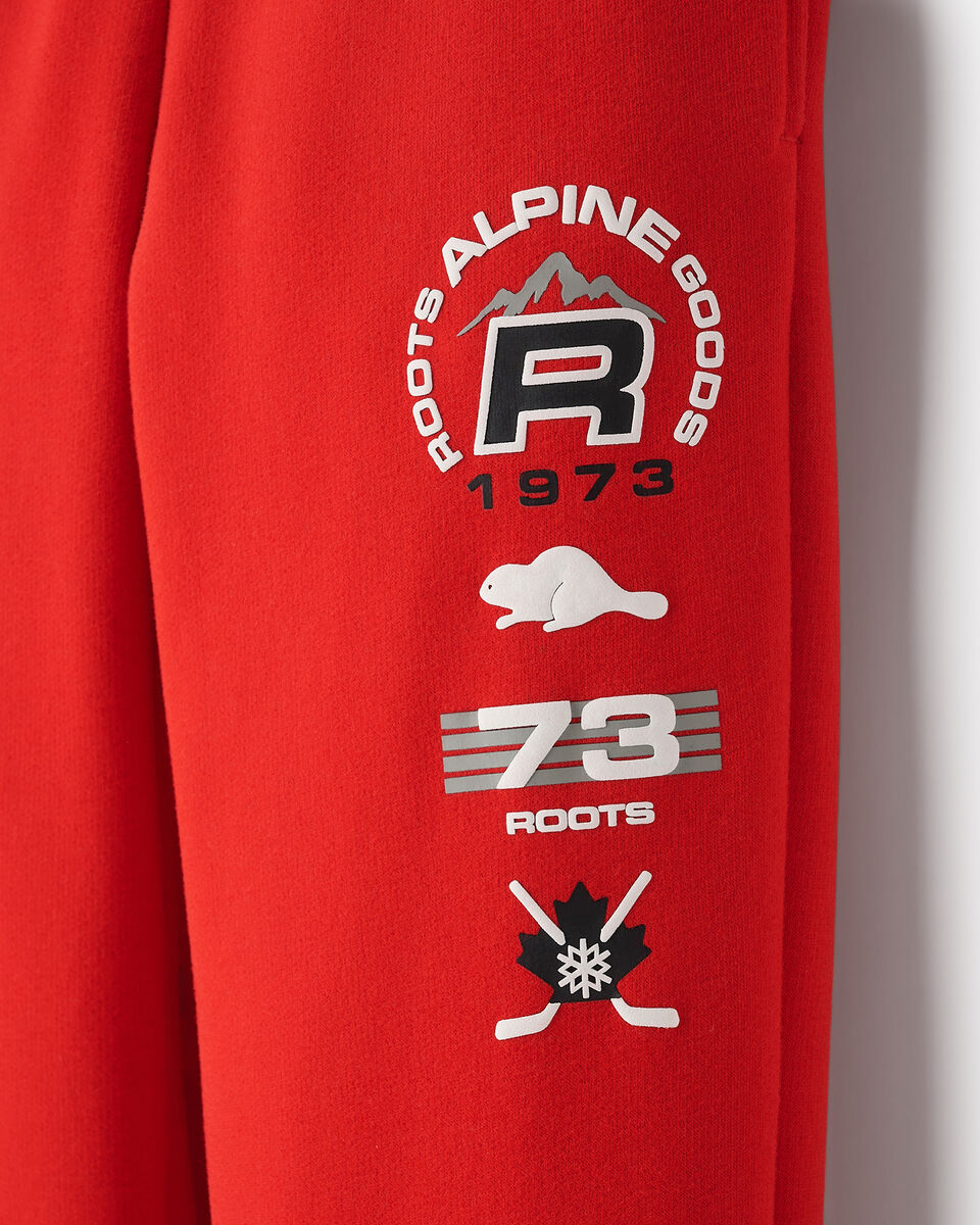 Pantalon en molleton avec écussons Alpine Goods pour enfants