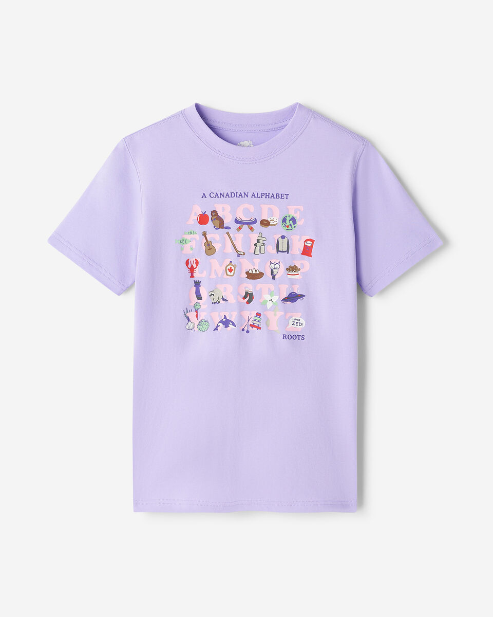 T-shirt ABC du Canada pour enfants